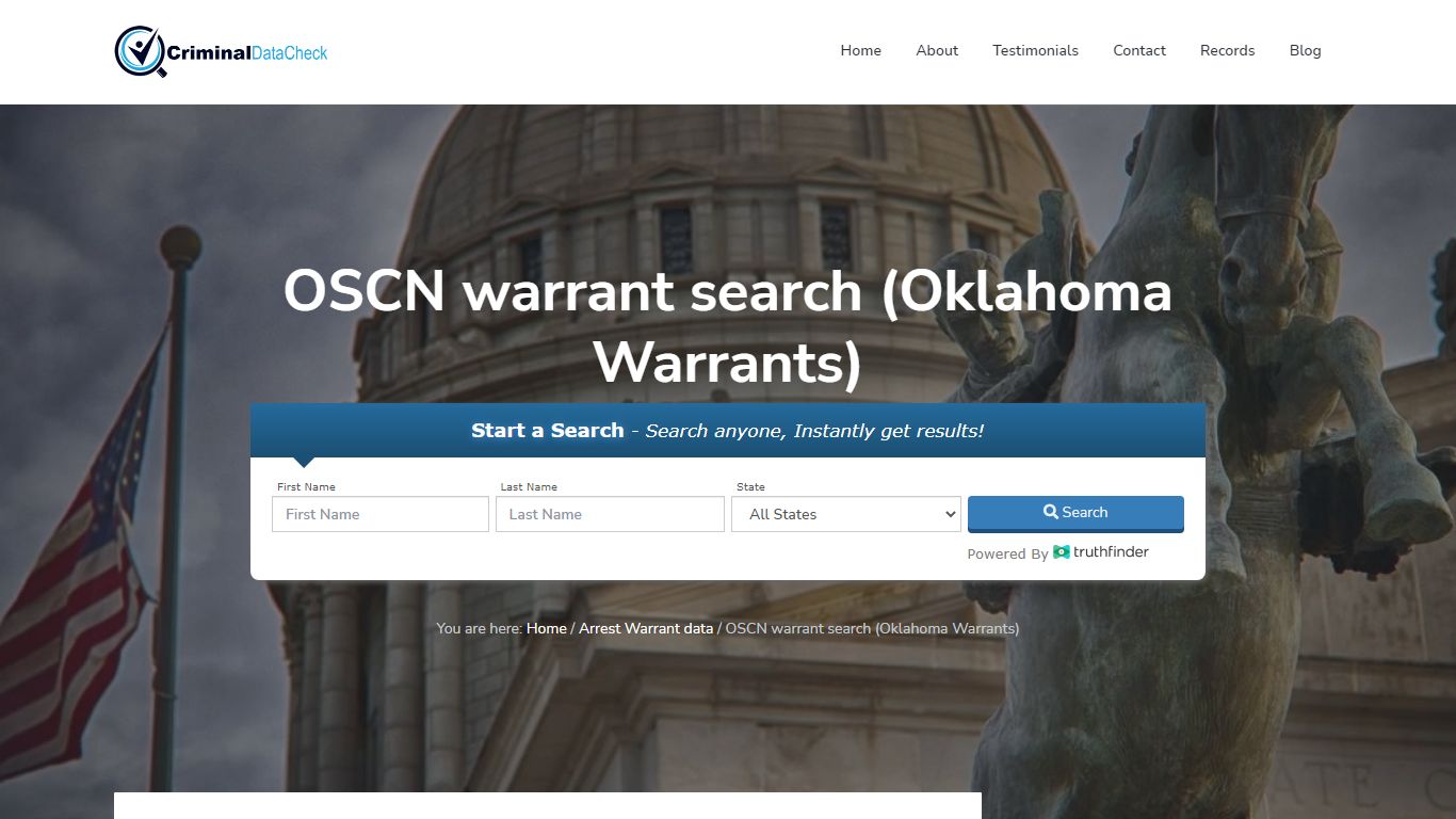 OSCN warrant search (Oklahoma Warrants) - Criminal Data Check